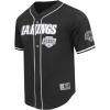 Pro Standard NHL Mens Mens NHL Mesh Button Down Top(Black)
