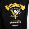 Pro Standard NHL Mens Mens NHL Old English Brushed Back French Terry Sweatpant(Black)