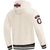 Pro Standard NHL mens Mens Nhl Retro Classics Brushed Back French Terry Pull Over Hoodie(Eggshell/ Black)