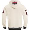 Pro Standard NHL mens Mens Nhl Retro Classics Brushed Back French Terry Pull Over Hoodie(Eggshell/ Black)
