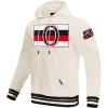 Pro Standard NHL mens Mens Nhl Retro Classics Brushed Back French Terry Pull Over Hoodie(Eggshell/ Black)