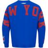Pro Standard NHL mens Mens Nhl Wingspan Fleece Crewneck Sweatshirt(Royal Blue)