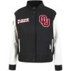 Pro Standard Womens College Classic Essentials Varsity Jacket(Black/White)