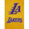 Pro Standard Womens NBA Classic Chenille Cropped Pullover Hoodie(Yellow)