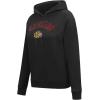 Pro Standard Womens NHL Classic Chenille Pull Over Hoodie(Black)