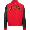 Pro Standard Womens NHL Classic Chenille Varsity Jacket(Red/Black)