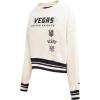 Pro Standard Womens NHL Retro Classics Sweatshirt(Eggshell/ Black)