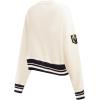 Pro Standard Womens NHL Retro Classics Sweatshirt(Eggshell/ Black)