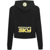 Pro Standard Womens WNBA Chicago Sky Classic Player Name And Number Cropped Pullover Hoodie(Black)