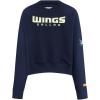 Pro Standard Womens WNBA Dallas Wings Classic Player Name And Number Crewneck Sweatshirt(Midnight Navy)