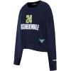Pro Standard Womens WNBA Dallas Wings Classic Player Name And Number Crewneck Sweatshirt(Midnight Navy)