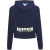 Pro Standard Womens WNBA Dallas Wings Classic Player Name And Number Cropped Pullover Hoodie(Midnight Navy)