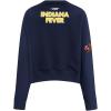 Pro Standard Womens WNBA Indiana Fever Classic Player Name And Number Brushed Back French Terry Crewneck Sweatshirt(Midnight Navy)