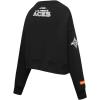 Pro Standard Womens WNBA Las Vegas Aces Classic Player Name And Number Crewneck Sweatshirt(Black)