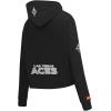 Pro Standard Womens WNBA Las Vegas Aces Classic Player Name And Number Cropped Pullover Hoodie(Black)