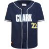 Big Boys WNBA Indiana Fever Classic Player Name and Number Mesh Button Down Top(Midnight Navy)