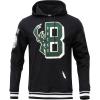 PRO STANDARD Men’s NBA MASH UP M Rib FLC PO Hoodie(Black)