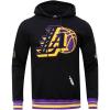 PRO STANDARD Men’s NBA MASH UP M Rib FLC PO Hoodie(Black/Purple)