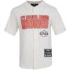 Pro Standard Mens NFL Mesh Button Down Top(Eggshell)