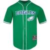 Pro Standard Mens NFL Mesh Button Down Top(Kelly Green)
