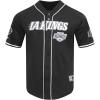 Pro Standard NHL Mens Mens NHL Mesh Button Down Top(Black)