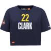 Pro Standard WNBA Womens Womens WNBA Indiana Fever Classic Player Cotton Short Sleeve Boxy Tee(Midnight Navy)
