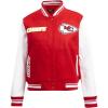 Pro Standard Womens NFL Kansas City Chiefs Retro Classics Varsity Jacket Red/White M