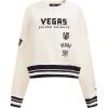 Pro Standard Womens NHL Retro Classics Sweatshirt(Eggshell/ Black)