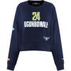 Pro Standard Womens WNBA Dallas Wings Classic Player Name And Number Crewneck Sweatshirt(Midnight Navy)