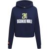 Pro Standard Womens WNBA Dallas Wings Classic Player Name And Number Cropped Pullover Hoodie(Midnight Navy)
