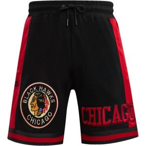 Mens NHL Retro Classics Athletic Short(Black/Red)