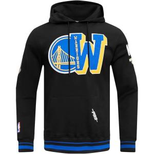 PRO STANDARD Men’s NBA MASH UP M Rib FLC PO Hoodie(Black/Royal Blue/Black)