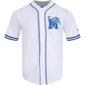 Pro Standard Men’s College Mesh Button Down Top(White)