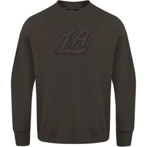 Pro Standard Mens NHL Paint The City Fleece Pull Over Hoodie(Dark Taupe)