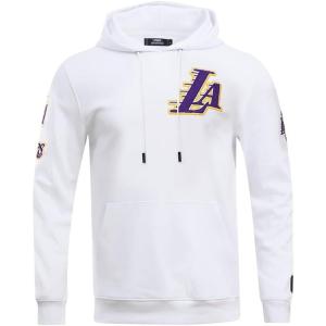 Pro Standard Mens NHL Paint The City Fleece Pull Over Hoodie(White)