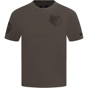 Pro Standard NBA Mens Mens NBA Neutral Cotton Short Sleeve Tee(Dark Taupe)