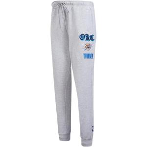 Pro Standard NBA Womens Womens NBA Old English Brushed Back French Terry Sweatpant(Heather Grey)