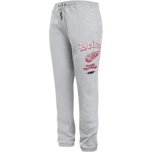 Pro Standard NHL Mens Mens NHL Old English Brushed Back French Terry Sweatpant(Heather Grey)