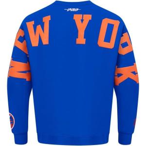 Pro Standard NHL mens Mens Nhl Wingspan Fleece Crewneck Sweatshirt(Royal Blue)