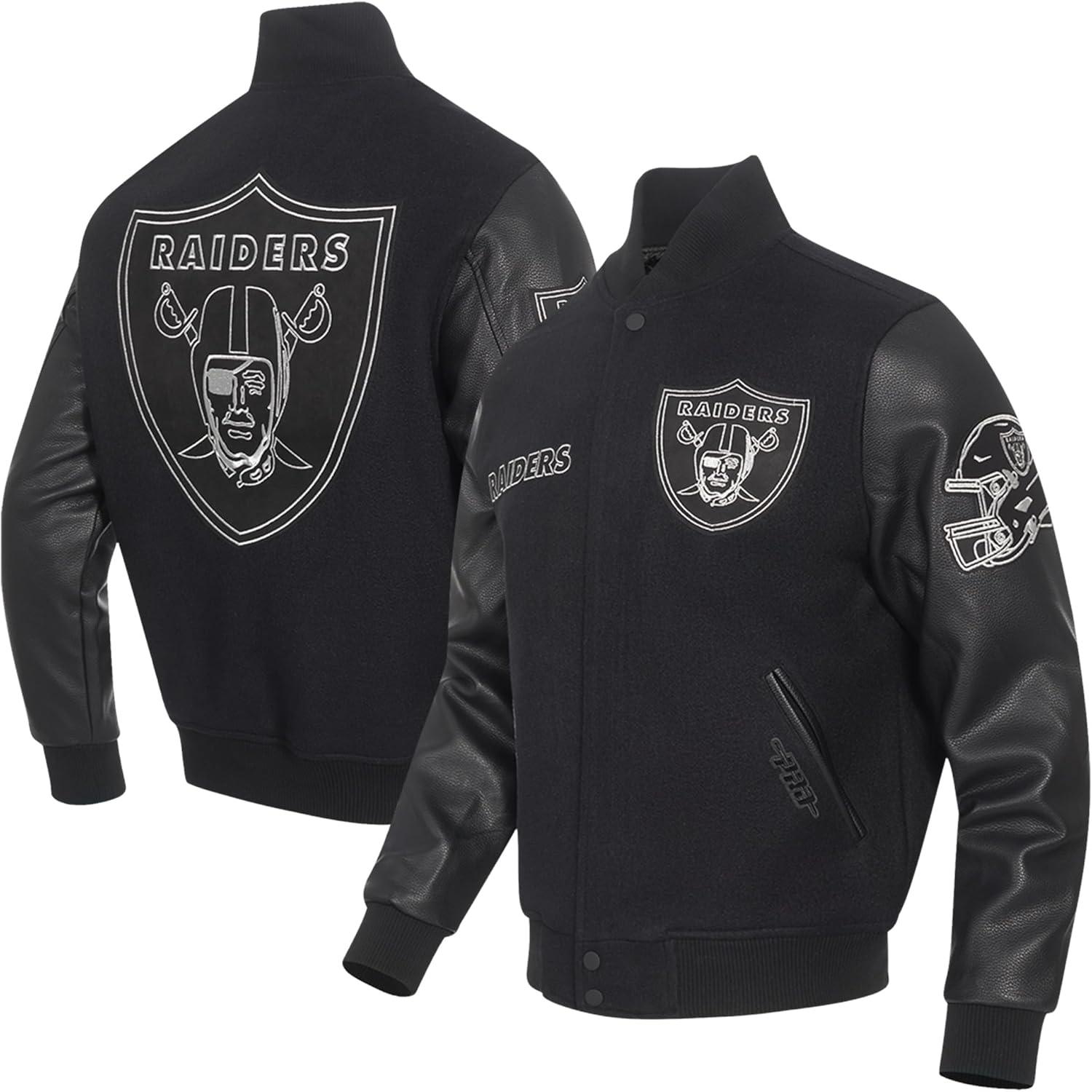 imageNFL DETROIT LIONS BLACK ampamp GOLD MENS WOOL VARSITY JACKET JET BLACKJet Black