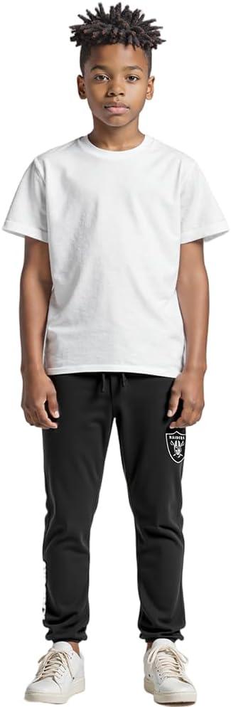imagePro Standard Big Boys NFL Classic Chenille SweatpantBlack