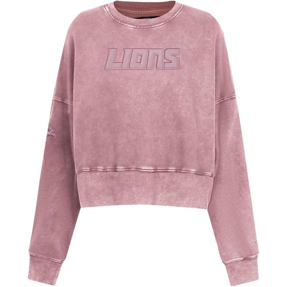 imagePro Standard Womens NFL Washed Classic Crewneck SweatshirtWashed Mauve