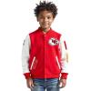 Pro Standard Big Boys NFL Classic Chenille Varsity Jacket(Red/White)