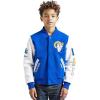 Pro Standard Big Boys NFL Classic Chenille Varsity Jacket(Royal Blue/White)