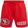 Pro Standard Mens NFL Souvenir Mesh Short(Red)