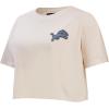 Pro Standard Womens NFL Detroit Lions Varsity Blues Short Sleeve Boxy Tee Linen S