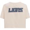 Pro Standard Womens NFL Detroit Lions Varsity Blues Short Sleeve Boxy Tee Linen S