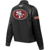 Pro Standard Womens NFL Game Day Classics Satin Jacket(Black)