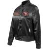 Pro Standard Womens NFL Game Day Classics Satin Jacket(Black)