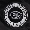 Pro Standard Womens NFL San Francisco 49ers Pearls Satin Jacket Black XS